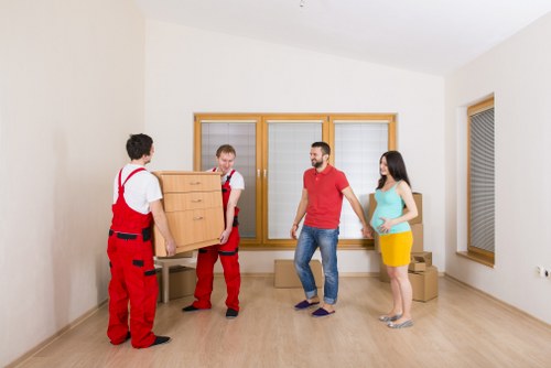 Professional furniture storage space for renovation and moving needs in Spitalfields